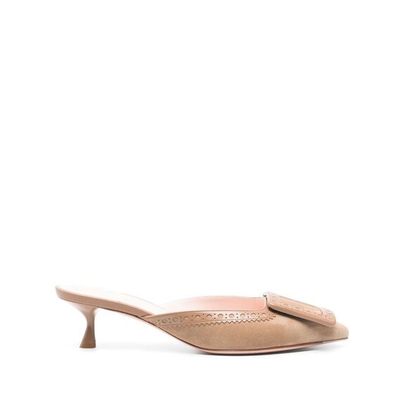 Roger Vivier Women Viv In The City Leather Mules